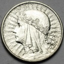 2 zł złote 1933 Głowa kobiety, babka Polonia ŁADNA