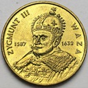 2 zł, złote 1998 Zygmunt III Waza
