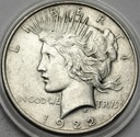 USA 1 dolar USA 1922 Peace SREBRO