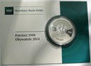 20 zł złotych 2014 Patrioci 1944 Obywatele