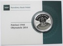 20 zł złotych 2014 Patrioci 1944 Obywatele