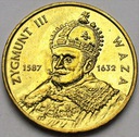2 zł, złote 1998 Zygmunt III Waza