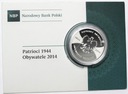 20 zł złotych 2014 Patrioci 1944 Obywatele