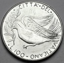 Watykan 100 Lirów 1977 Paweł VI