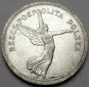 5. 5 złotych 1928 Nike bez znaku Bruksela POŁYSK