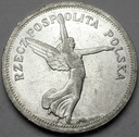 6. 5 złotych 1928 Nike bez znaku Bruksela POŁYSK