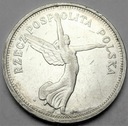 8. 5 złotych 1928 Nike bez znaku Bruksela POŁYSK