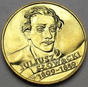 2 zł, złote 1999 Juliusz Słowacki