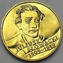 2 zł, złote 1999 Juliusz Słowacki