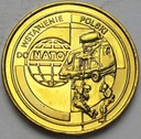 2 zł, złote 1999 Wstąpienie Polski do NATO
