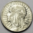5 zł złotych 1933 Głowa kobiety, Polonia, babka