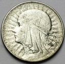 5 zł złotych 1934 Głowa kobiety, Polonia, babka