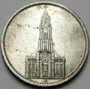 Niemcy 5 marek 1934 Wieża Kościół SREBRO