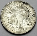 5 zł złotych 1933 Głowa kobiety, Polonia, babka