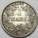 Niemcy 1 Marka 1910 SREBRO