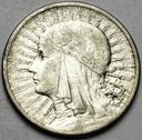 2 zł złote 1933 Głowa kobiety, babka, Polonia