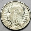 2 zł złote 1934 Głowa kobiety, babka, Polonia