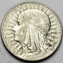 5 zł złotych 1933 Głowa kobiety, Polonia, babka