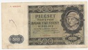 1940 500 zł Pięćset Złotych seria A Góral