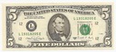 USA 5 Dolarów 1988 seria L
