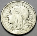 2 zł złote 1933 Głowa kobiety, babka, Polonia