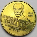 2 zł, złote 1999 Ernest Malinowski Peru