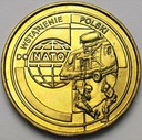 2 zł, złote 1999 Wstąpienie Polski do NATO