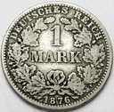 Niemcy 1 Marka 1876 SREBRO