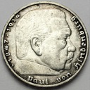 Niemcy 5 Marek, Mark 1935 Hindenburg SREBRO