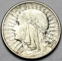 2 zł złote 1934 Głowa kobiety, babka, Polonia