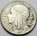 5 zł złotych 1934 Głowa kobiety, Polonia, babka