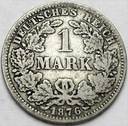 Niemcy 1 Marka 1876 SREBRO
