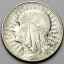 5 złotych 1933 Głowa kobiety, Polonia, babka