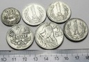 20 gr 1 2 5 zł 1957 1967 1959 1958 RYBAK JAGODY