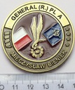 Coin Generał Mieczysław Bieniek Duty Honor Country