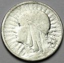2 zł złote 1933 Głowa kobiety, babka Polonia