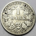 Niemcy 1 Marka 1876 SREBRO