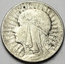 5 złotych 1933 Głowa kobiety, Polonia, babka