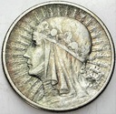 2 zł złote 1934 Głowa kobiety, babka, Polonia Ag
