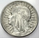 5 złotych 1933 Głowa kobiety, Polonia, babka