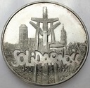 100000 zł złotych 1990 Solidarność TYP A SREBRO