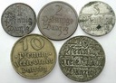 LOT 5 x 1 2 5 10 Fenigów 1923 1932 1937
