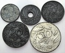 LOT 5 x 1 5 10 20 50 Groszy 1939 1923 1938