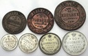 LOT 7 x 1 2 3 5 10 15 20 Kopiejek 1881 1903 1907