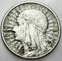 2 zł złote 1932 Głowa kobiety, Polonia SREBRO
