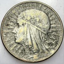 5 zł złotych 1933 Głowa kobiety, Polonia, babka