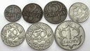 LOT 7 x 1 2 5 10 20 50 Gr 1 Zł 1923 1929 1931 1932