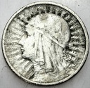 2 zł złote 1932 Głowa kobiety, Polonia SREBRO
