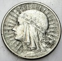 2 zł złote 1934 Głowa kobiety, Polonia SREBRO