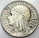 5 zł złotych 1933 Głowa kobiety, babka, Polonia
